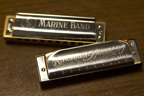 【写真：Hohner Marine Band / Hohner Special 20】